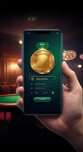 Illustratie van de registratiepagina bij MagicWins Casino met formuliervelden voor persoonlijke gegevens en accountinformatie.